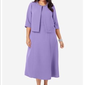 NWT Jessica London Beaded Jacket Dress 20W